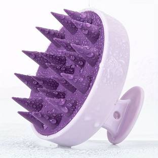 ESZAZX Scalp Massaging Shampoo Brush with Soft Silicone Bristles for Gentle Exfoliation