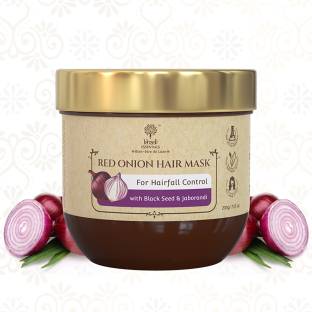 Khadi Essentials Red Onion Hair Mask for Hair Fall Control - Paraben & Sulfate Free