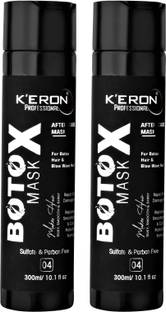 K'ERON Professional BOTOX AFTER-CARE Mask Silky,Smooth&Shiny Hair Set of 2 Each 300ml