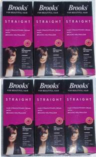 Brooks BRKS Hair Straightener cream With Neutralizer 6pc(60ml each)