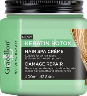 Gracellon Keratin Botox Hair Spa Crème Enriched With Keratin Protein For Damage Repair