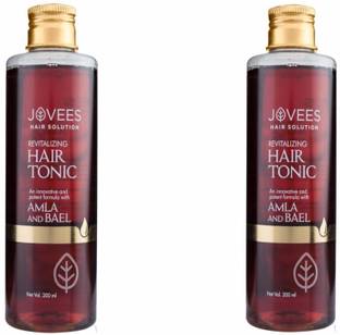 JOVEES Revitalizing Hair Tonic-Amla and Bael. (Pack Of 2)