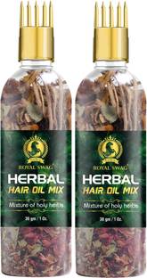 ROYAL SWAG Jadibutti Mix Bottle For Hair Oil, Complete Hair Care DIY Make Your Own Hair Oil