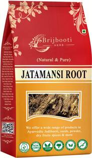 BrijBooti Organic Jatamasi Root - Musk Root - Jatamansi - Nardostachys Jatamansi - Balchar
