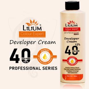 LILIUM Developer Cream 12% 40 Volume, Excellent Coverage & Uniformity