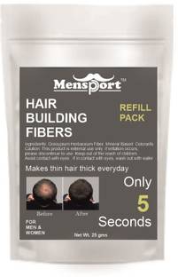 Mensport hair building fiber Instant fuller hair | Hair Volumizer (25g) Hair Building Extream Hair Volumizer Hair Building Fibers