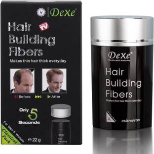 DeXe Classic Necessity Easy To Use Lose Hair Building Fibres, 22 G - Grams 22g Medium Hair Volumizer Powder