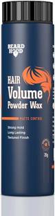 BEARDHOOD Hair Volumizing Powder Wax | Matte Finish , Natural & Zero Toxin Strong Hold Hair Volumizer Powder Wax