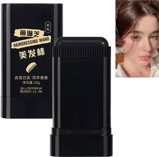 FLORIMYST Instant Black Hair Cover | Waterproof Stick | Grey Root Touch-Up 456362543 SOFT Hair Volumizer Gotysles Hair Dye Comb, Roseionly Hair Dye Comb , BLACK