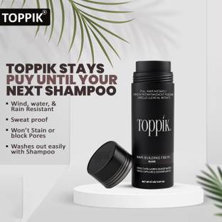 Stylazo hair tippik color black fibers hair buliding fibers 27.5 g Hair Powder