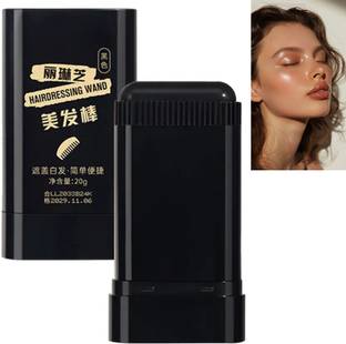 FLORIMYST Hair Color Stick Black | Covers Grey Hair Instantly | Waterproof Touch-Up 456362528 SOFT Hair Volumizer Gotysles Hair Dye Comb, Roseionly Hair Dye Comb , BLACK