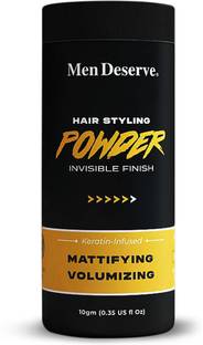 Men Deserve Hair Volumizing Powder for Matte Finish High Volume Hair MD-Volume-Powder-10g Strong Hold Hair Volumizer Powder