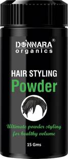 DONNARA organics Hair Volumizing Powder Matte Finish 24hrs Hold Hair Pack of 1 of 15Gms Hair Styling Powder Extreme Hair Volumizer Powder