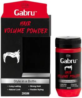 GABRU Hair Powder Wax for Men - 20gm | Instant Volume & Matte Finish Hair Wax Powder Strong Hold Hair Volumizer Powder