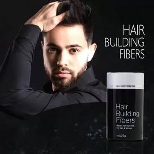 EVERERIN fiber For Thinning & Bald Spots hair Loss Concealer In Second-07 Black Hair Building Fiber Hair Volumizer Powder