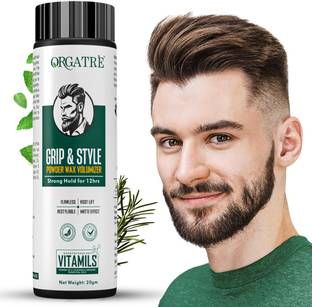 Orgatre Hair Wax With Strong Hold For 12 Hour, Matte Finish Volumizer Strong Hold Hair Volumizer Powder Wax