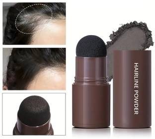 MYEONG Black Color Hair Shading Sponge Pen Hair Filler Powder Hair Powder