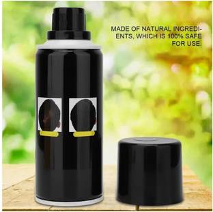 CATERINACHIARA Black Color Temporary Hair Color Spray 555 Medium Hair Volumizer Powder