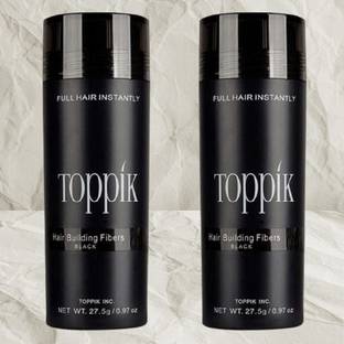 toppik Hair Loss Concealer Fibers For Regrowth And Instant Styling Black Color 2 Units Organic Hair Volumizer For Fuller Hair