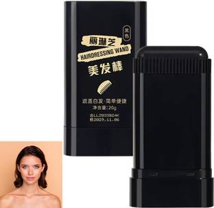 FLORIMYST Waterproof Hair Color Pen | Black | Quick Root Touch-Up | Long-Lasting 456362553 SOFT Hair Volumizer Gotysles Hair Dye Comb, Roseionly Hair Dye Comb , BLACK