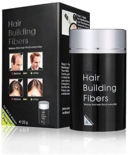 LORSHEL Hair Building Fiber Black for Thicker and Fuller Hair Hair Building Fiber Black -BS Medium Hair Volumizer Hair building fibers