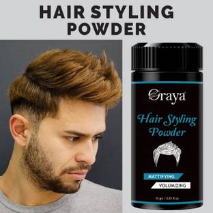 Oraya Hair Volumizing Powder Wax strong hold | Matte Finish | 24 hrs hold | Hair Volumizing Powder Wax strong hold | Matte Finish | 24 hrs hold | strong hold Hair Volumizer hair styling powder