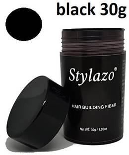 Stylazo hair fiber Instantly fills in thinning areas for covering baldness 30g black hair fiber soft Hair Volumizer powder