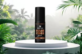 Whitevilla 30gm HairFiber Powder Black ReGrowth Hair Building Fiber spray for men Hair Billding Fibers Hair Hair Volumizer Powder