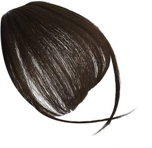 PALAY Black Bangs Clip On Clip In Front Bang Fringe Hair Extension