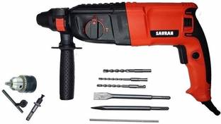Sauran 1200w Hammer Drill 26mm With Reverse Forward Function, Drill Chuck Set, 3pc Hammer Drill and 2pc Chisel Bit 1200w Hammer Drill 26mm With Reverse Forward Function, Drill Chuck Set, 3pc Hammer Drill and 2pc Chisel Bit Rotary Hammer Drill