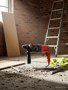 Hillgrove 100% Copper Winding H26H7 3 Modes Multi-Purpose Rotary Hammer Drilling Machine H26H7 All Pur...