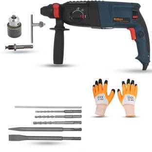 Walkers WKCB360M1 26mm Hammer Impact Drill Machine Forward/Reverse Rotation with 5Pcs SDS Plus Bits fo...