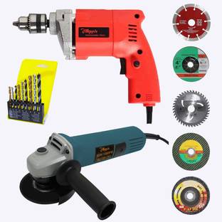 Hillgrove HGCM1367M1 100% Copper Winding 10mm Drill Gun Drilling Machine Kit Set with HGCM1367M1 4inch...
