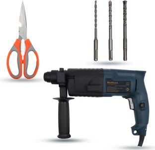 Walkers WKCB321M1 All Purpose 20mm Hammer Impact Drill Machine Forward/Reverse Rotation with 3 Bits fo...