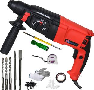 Digital Craft Powerful Copper Winding Drill Set with Multi-Purpose Hand Tools 26mm Hammer Drilling Mac...