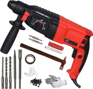 Digital Craft Powerful Copper Winding Drill Set with Multi-Purpose Hand Tools 26mm Hammer Drilling Mac...