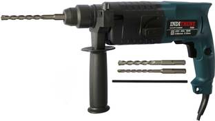 Inditrust 850W 20mm Electric Hammer Drill Machine with 3pc Hammer bit-6 Month Warranty Left/Right Rota...