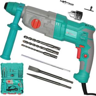 Digital Craft 26mm Rotary Hammer Drill Machine 2000W, Heavy Duty SDS Plus Chuck, 0– 1200RPM, Includes ...