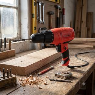Xtra Power XPT-429 Electric Screwdriver Drill, 10mm Chuck, 350W, Red and Black Rotary Hammer Drill