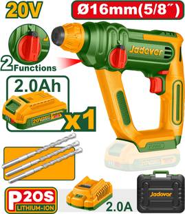 JADEVER JADEVER 20V Cordless Rotary Hammer JDLM1B162 JDLM1B162 Rotary Hammer Drill