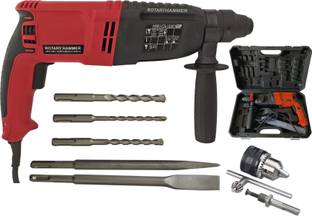 Qualigen 6-Month Warranty LATEST 26mm 900W reversible rotary hammer drill machine SDS plus with 5 mode...