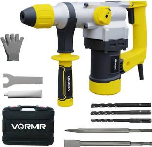 iBELL VR RH28-101 Rotary Hammer Drill, 1000W SDS Plus Core Drill, 26mm Chuck,5J Impact Energy, 750RPM,...