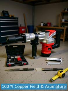 Sauran 7Kg Demolition Hammer, Breaker Copper Armature (HMD5) Hammer Drill