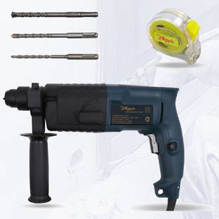Hillgrove HGCM725M1 All Purpose 20mm Hammer Impact Drill Machine Forward/Reverse Rotation with 3 Bits ...
