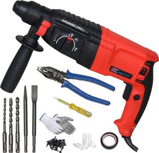 Digital Craft Powerful Copper Winding Drill Set with Multi-Purpose Hand Tools 26mm Hammer Drilling Mac...