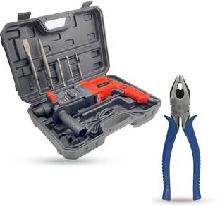 Walkers WKCB378M1 26mm Hammer Impact Drill Machine Forward/Reverse Rotation with 5Pcs SDS Plus Bits fo...