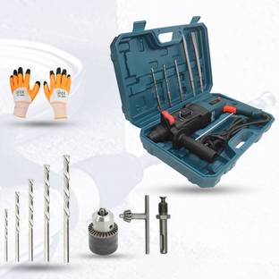 Walkers WKCB127M1 Impact Drill Machine Forward/Reverse Rotaion with 5 Bits, 13mm Chuck, SDS for Making...