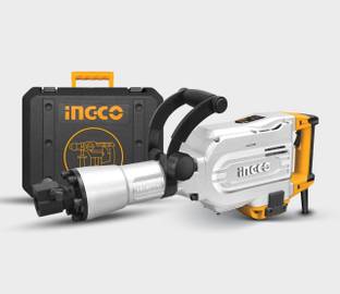 INGCO 1700W Demolition breaker With 2pcs chisels (Impact force:45J & Impact rate:1400bmp) Rotary Hamme...