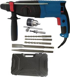 DUMDAAR DM26 Heavy duty 900W 26mm Hammer Impact Drill Machine Forward/Reverse Rotation with 3pc Hammer...