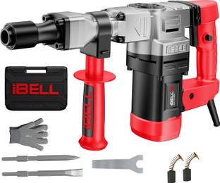 iBELL Demolition Hammer , 5.6Kg, 1150W, Impact 4100/min, Energy 10J, 17mm HEX chuck DH10-78 Hammer Dri...